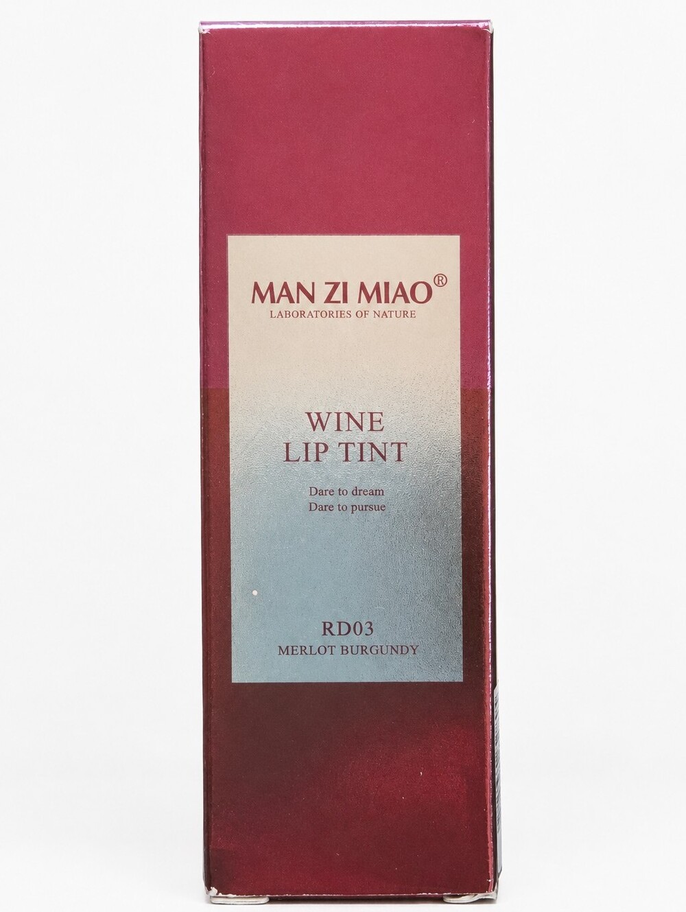 Man Zi Miao Wine Lip Tint Merlot Burgundy RD03